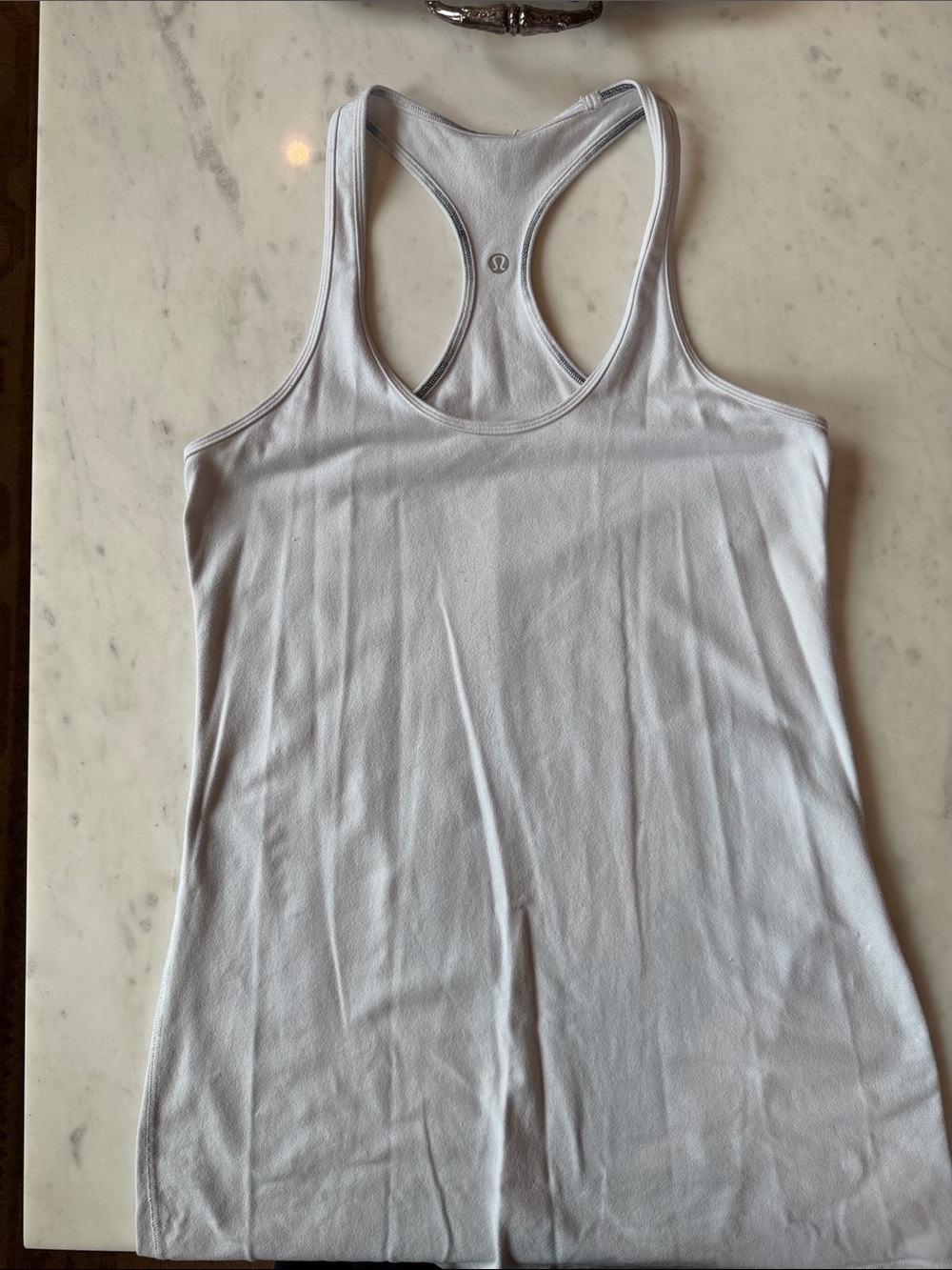 lululemon athletica White Racerback Tank Top